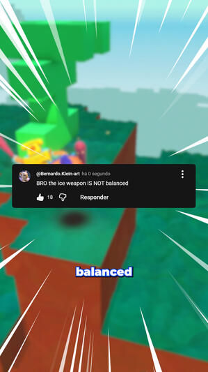 Bro the ice weapon is NOT balanced